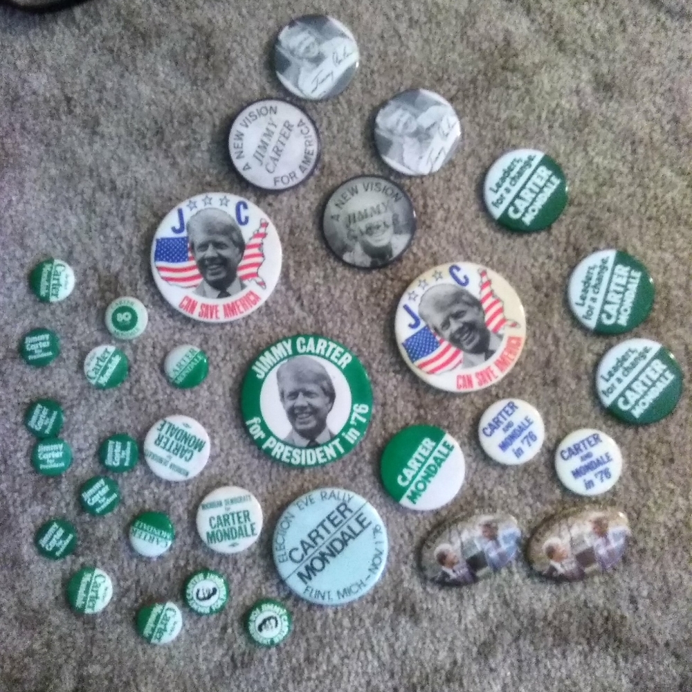 Jimmy Carter political button's.